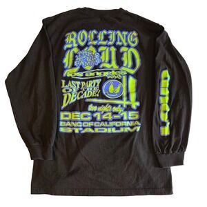Rolling Loud Los Angeles 2019 Long Sleeve Concert T-Shirt Black Mens Large